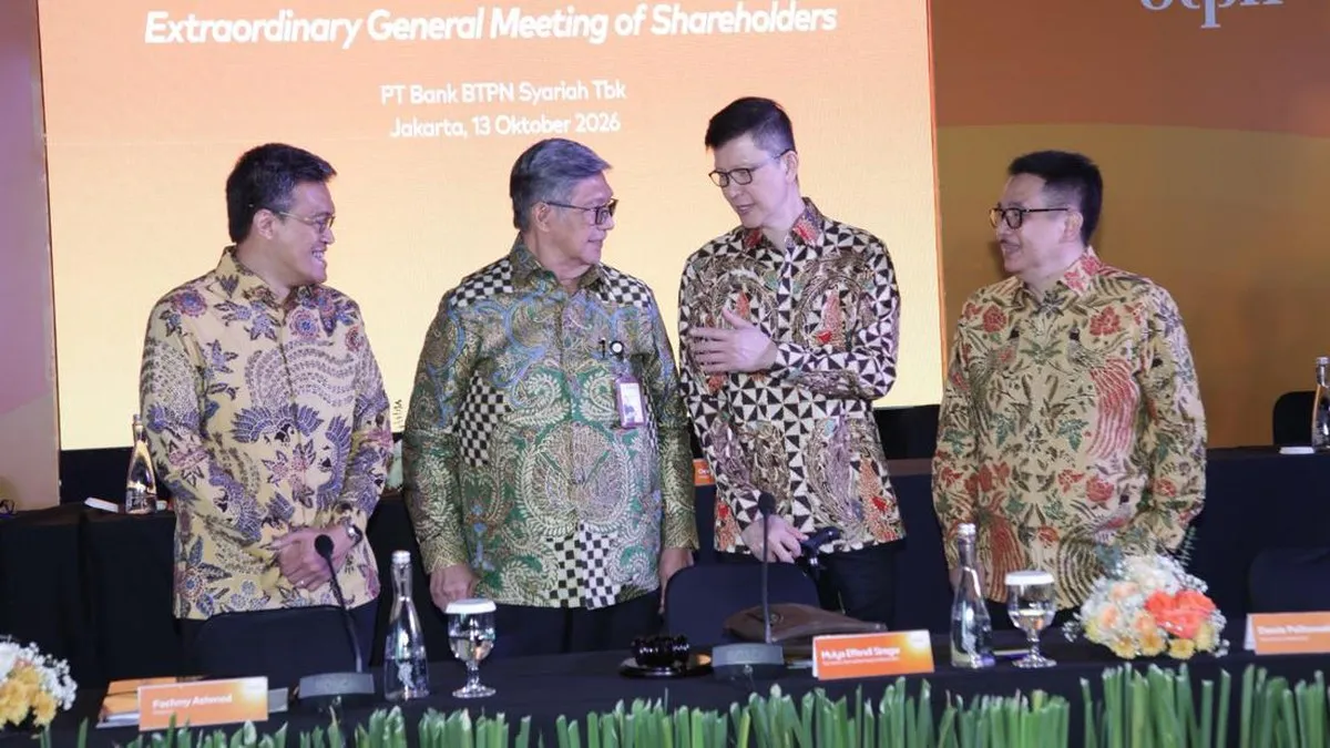 Illustration of share certificates and an Indonesian rupiah symbol