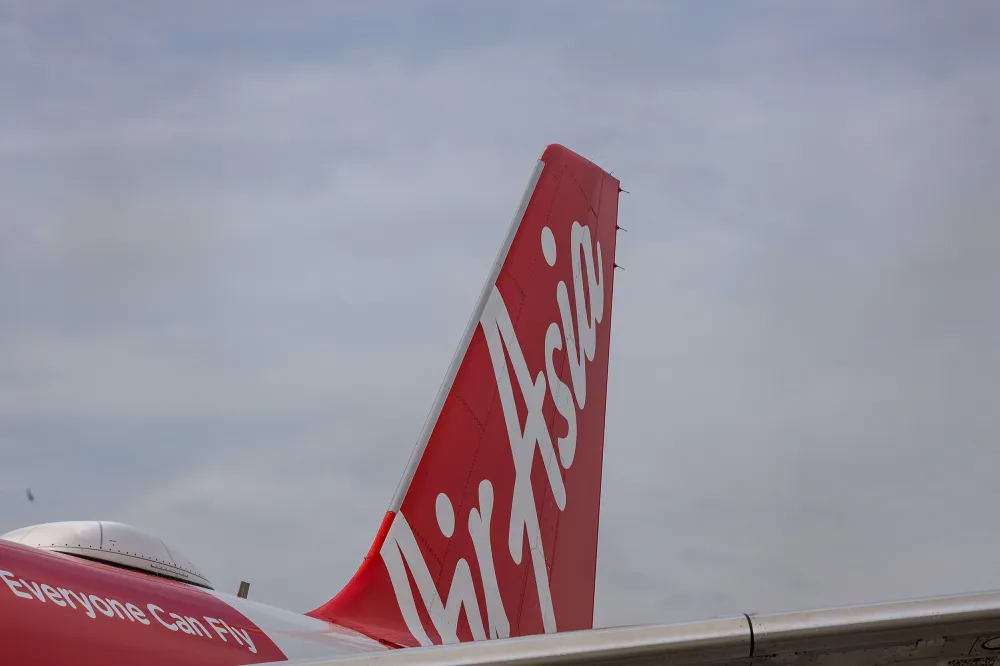 Passenger aircraft parked at an airport terminal