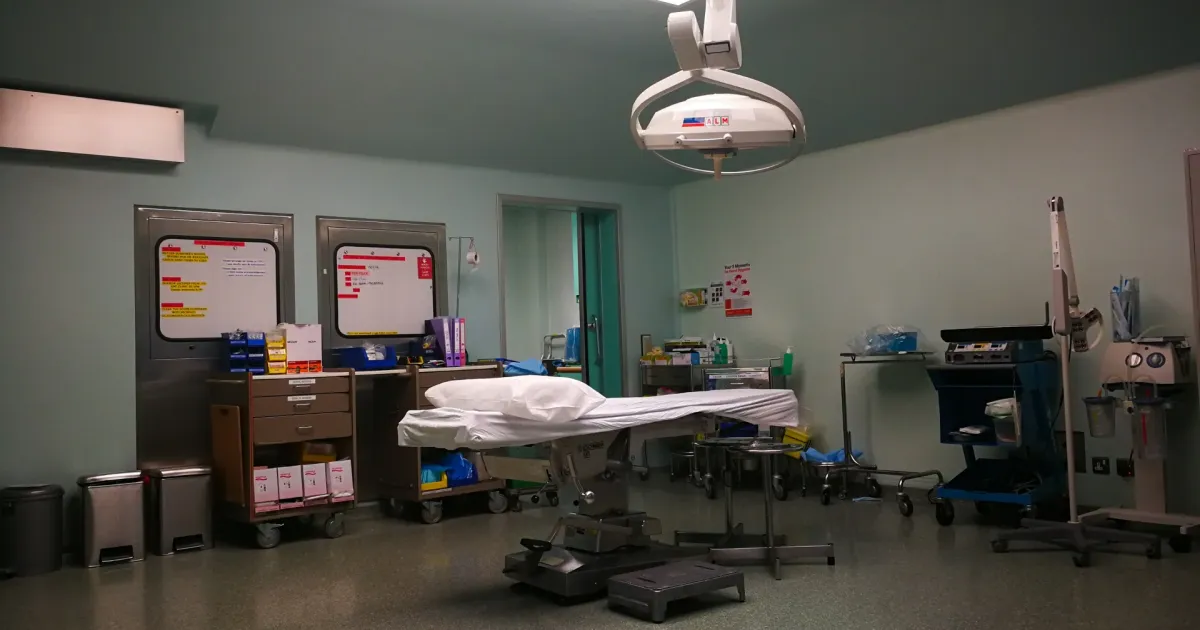 Consultation room in a medical clinic