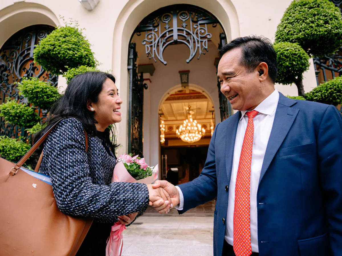 Ho Chi Minh City skyline with office buildings
