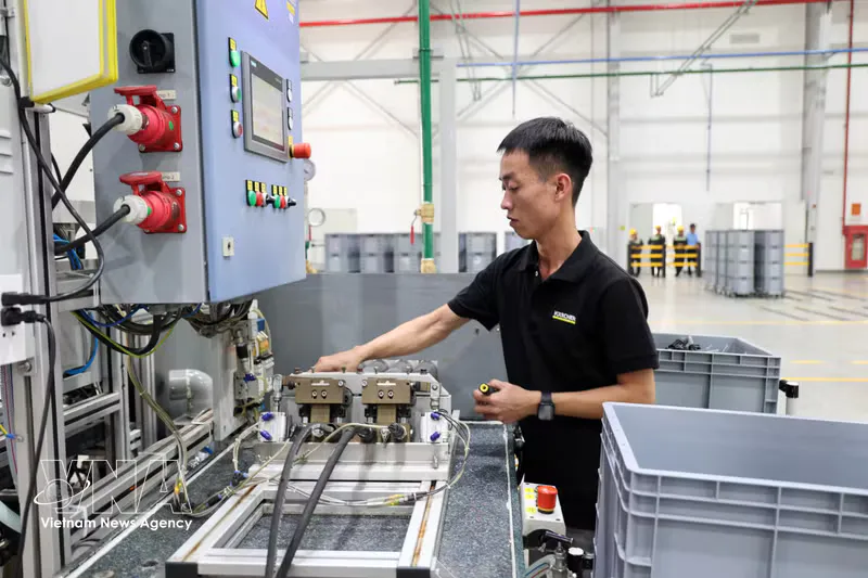 Industrial buildings and logistics infrastructure in Vietnam