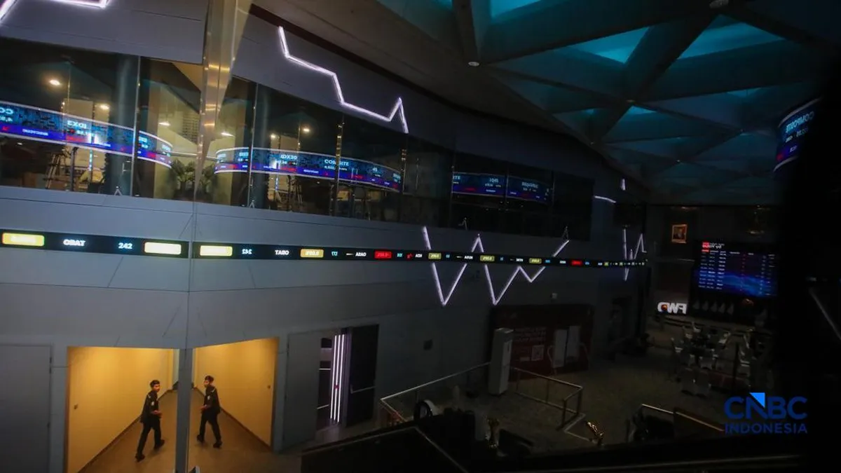 Illustration of share price charts on a trading screen