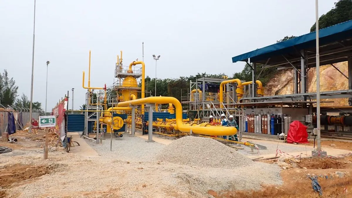 Natural gas pipeline infrastructure supplying fuel for electricity generation