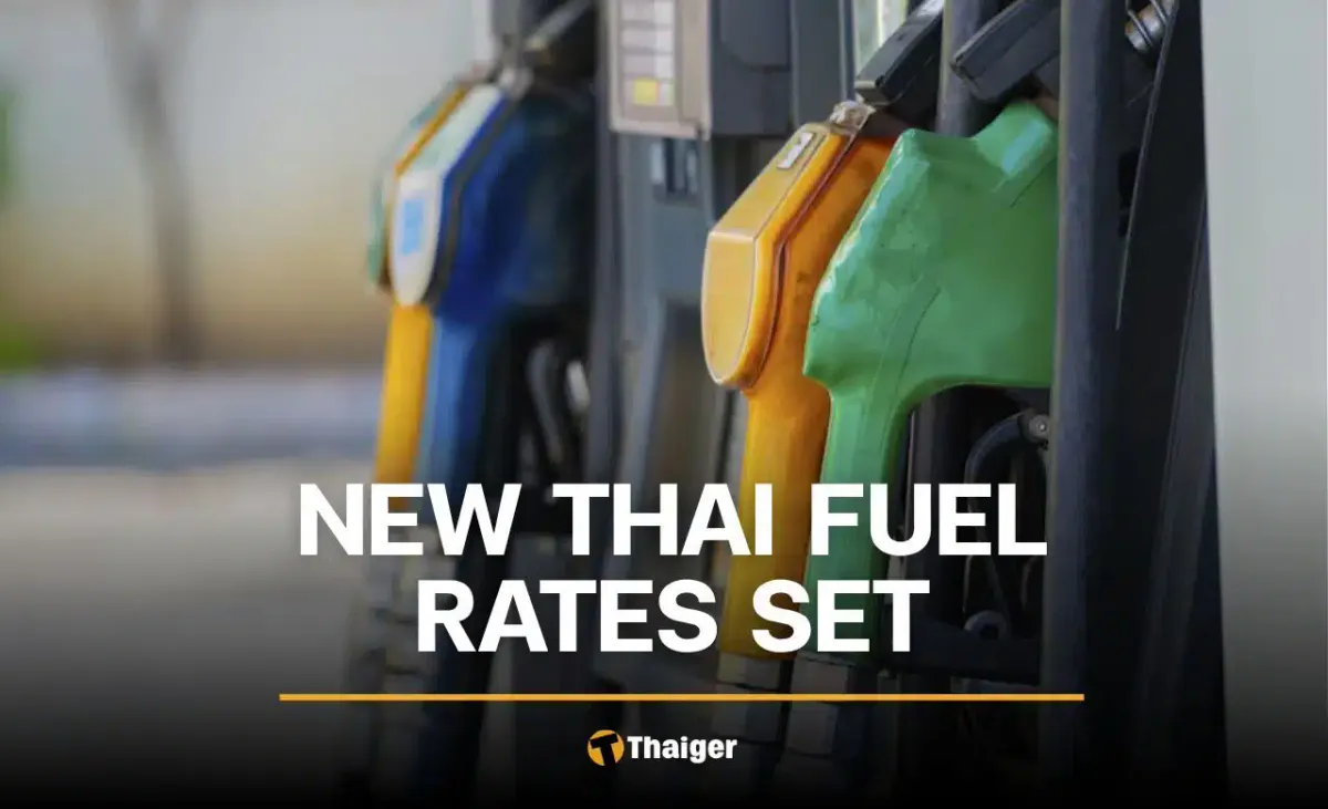 Fuel dispensers at a petrol station in Thailand